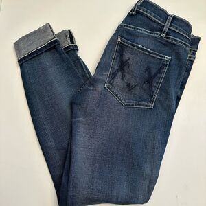 McGuire Skinny Ankle Jeans Women's 27 Blue Denim Mid Rise Stretch